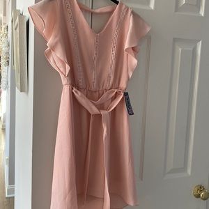 Ally B girls pink dress